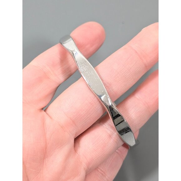 VTG HSB Harry S Bick Sterling Silver 925 Bangle Bracelet Stacking 8 in 21.86g - Picture 6 of 9